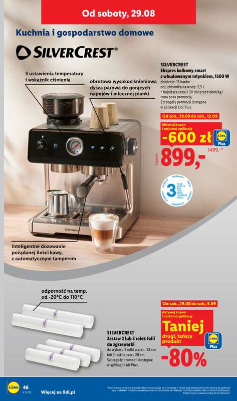 Lidl - gazetka promocyjna Katalog od poniedziałku 24.08 do niedzieli 30.08 - strona 54