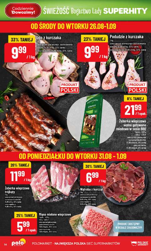 POLOmarket - gazetka promocyjna Gazetka od środy 26.08 do wtorku 01.09 - strona 14