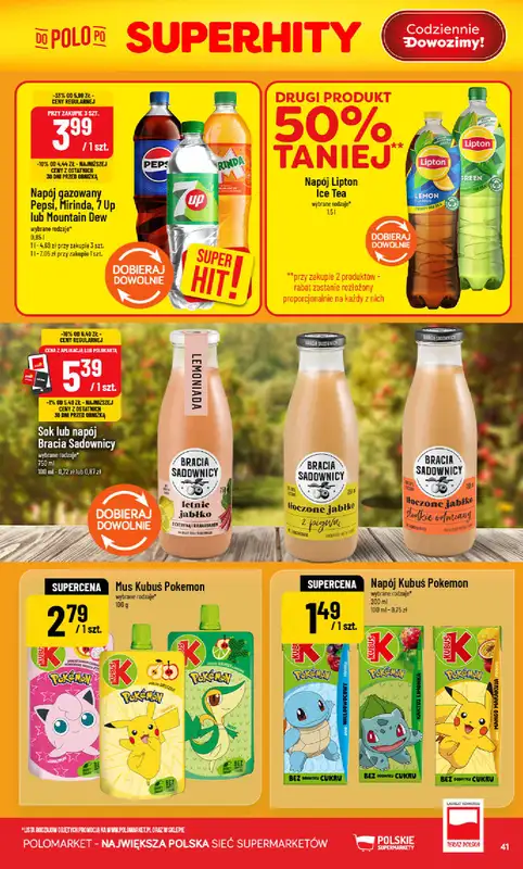 POLOmarket - gazetka promocyjna Gazetka od środy 26.08 do wtorku 01.09 - strona 41