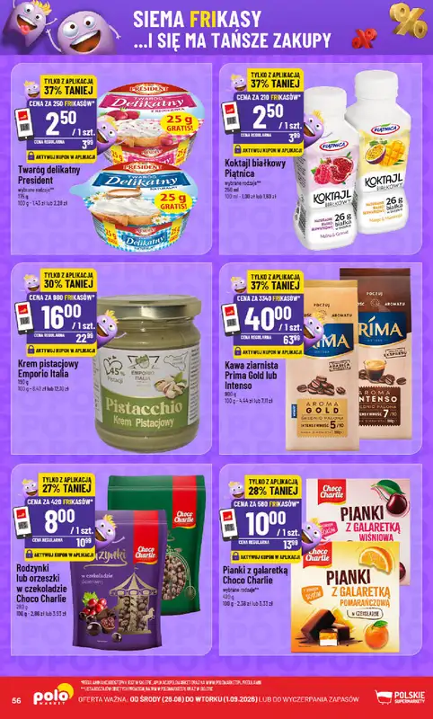 POLOmarket - gazetka promocyjna Gazetka od środy 26.08 do wtorku 01.09 - strona 56