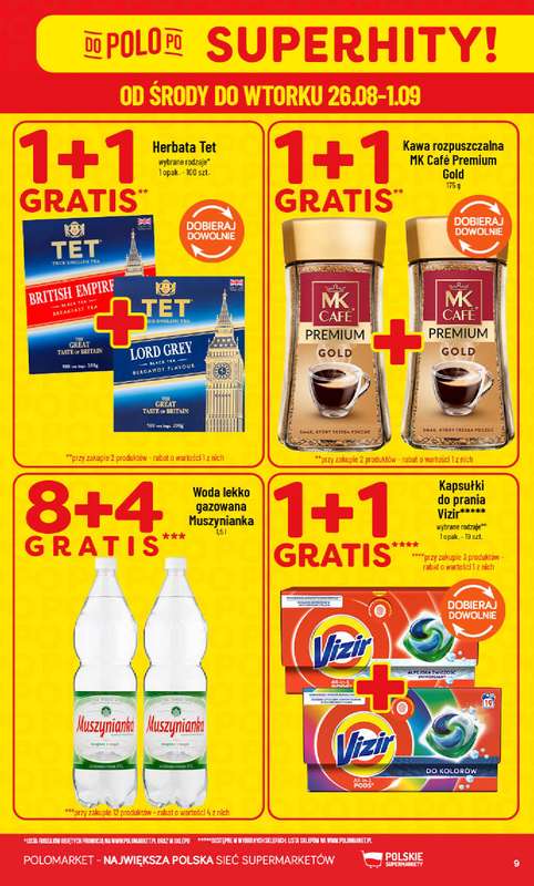 POLOmarket - gazetka promocyjna Gazetka od środy 26.08 do wtorku 01.09 - strona 9