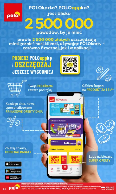 POLOmarket - gazetka promocyjna Gazetka od środy 26.08 do wtorku 01.09 - strona 54