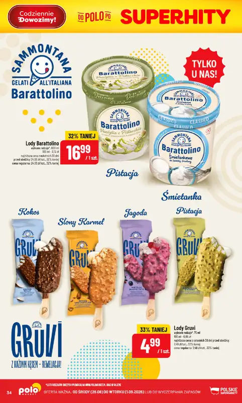 POLOmarket - gazetka promocyjna Gazetka od środy 26.08 do wtorku 01.09 - strona 34