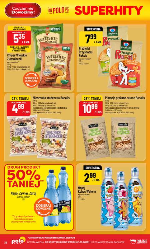 POLOmarket - gazetka promocyjna Gazetka od środy 26.08 do wtorku 01.09 - strona 38