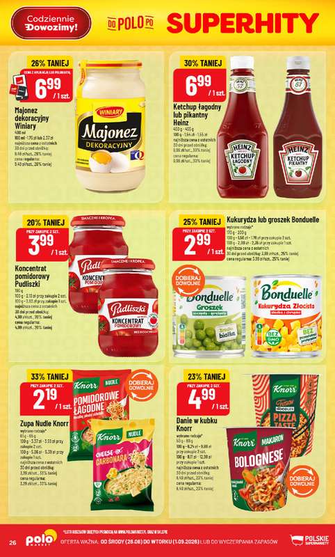 POLOmarket - gazetka promocyjna Gazetka od środy 26.08 do wtorku 01.09 - strona 26