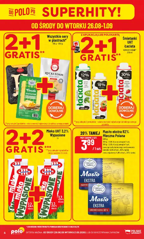 POLOmarket - gazetka promocyjna Gazetka od środy 26.08 do wtorku 01.09 - strona 6