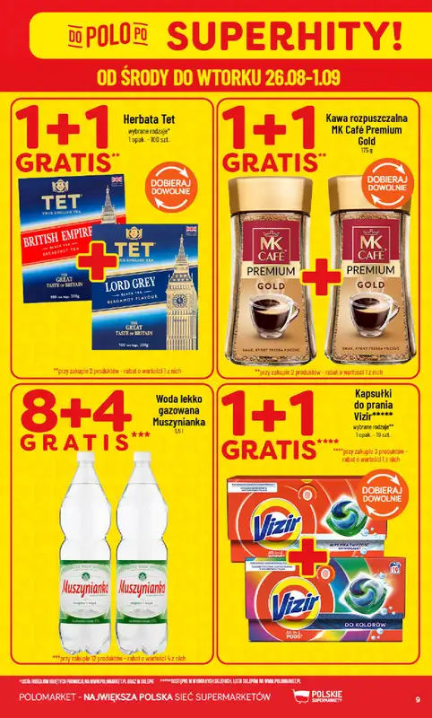 POLOmarket - gazetka promocyjna Gazetka od środy 26.08 do wtorku 01.09 - strona 9