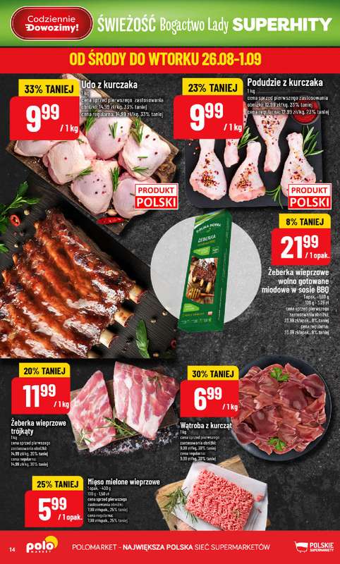 POLOmarket - gazetka promocyjna Gazetka od środy 26.08 do wtorku 01.09 - strona 14