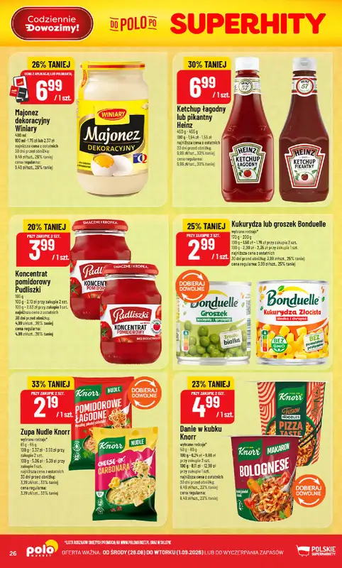 POLOmarket - gazetka promocyjna Gazetka od środy 26.08 do wtorku 01.09 - strona 26