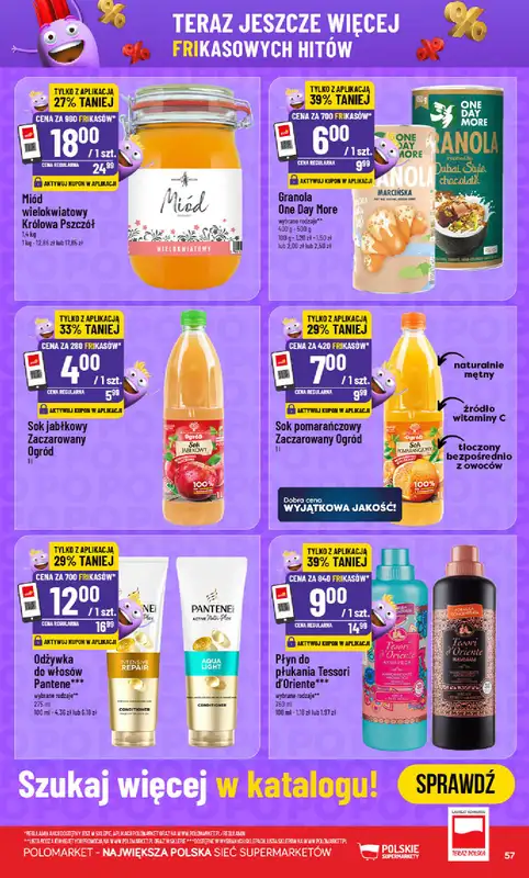 POLOmarket - gazetka promocyjna Gazetka od środy 26.08 do wtorku 01.09 - strona 57