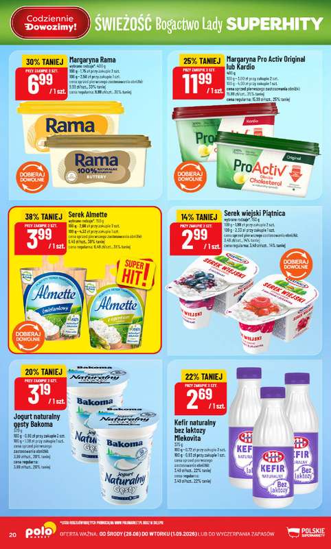 POLOmarket - gazetka promocyjna Gazetka od środy 26.08 do wtorku 01.09 - strona 20
