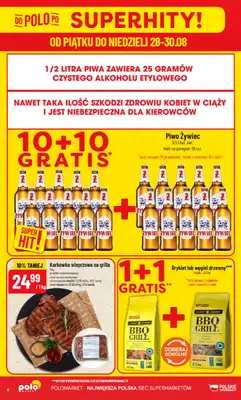 POLOmarket - gazetka promocyjna Gazetka od środy 26.08 do wtorku 01.09 - strona 4
