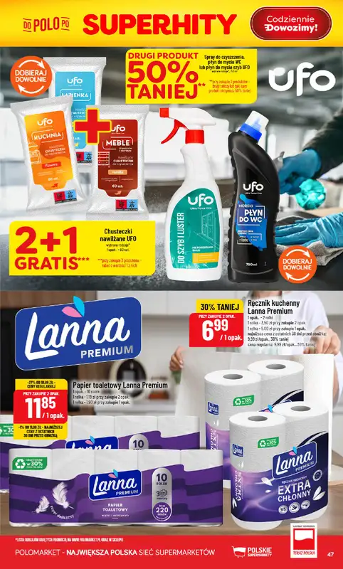 POLOmarket - gazetka promocyjna Gazetka od środy 26.08 do wtorku 01.09 - strona 47