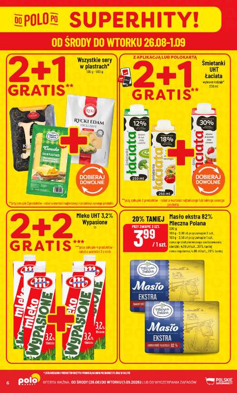 POLOmarket - gazetka promocyjna Gazetka od środy 26.08 do wtorku 01.09 - strona 6