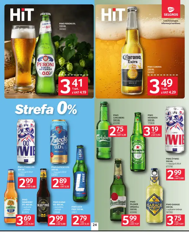 Selgros - gazetka promocyjna Oferta spożywcza od czwartku 27.08 do środy 09.09 - strona 24