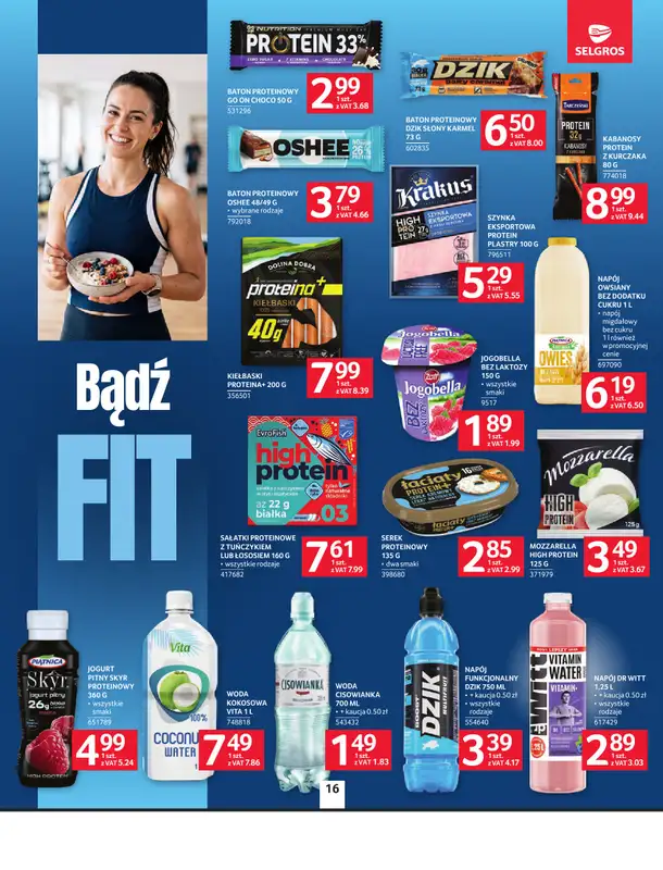 Selgros - gazetka promocyjna Oferta spożywcza od czwartku 27.08 do środy 09.09 - strona 16