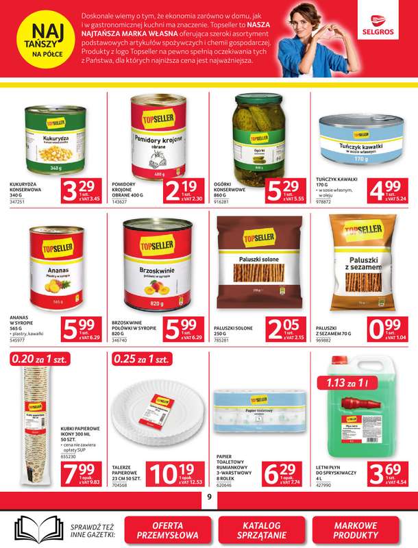 Selgros - gazetka promocyjna Oferta spożywcza od czwartku 27.08 do środy 09.09 - strona 9