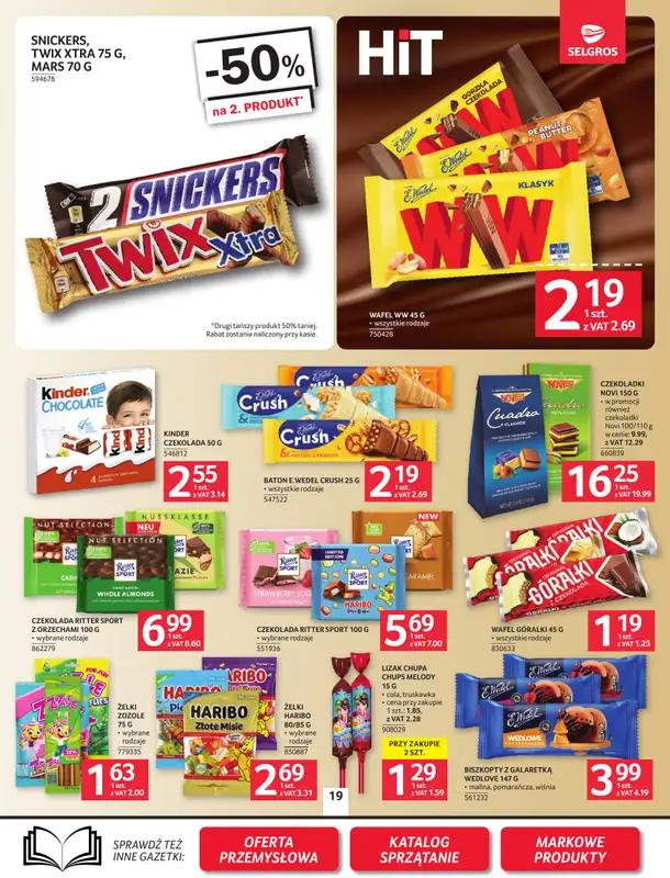 Selgros - gazetka promocyjna Oferta spożywcza od czwartku 27.08 do środy 09.09 - strona 19