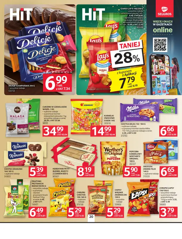 Selgros - gazetka promocyjna Oferta spożywcza od czwartku 27.08 do środy 09.09 - strona 20
