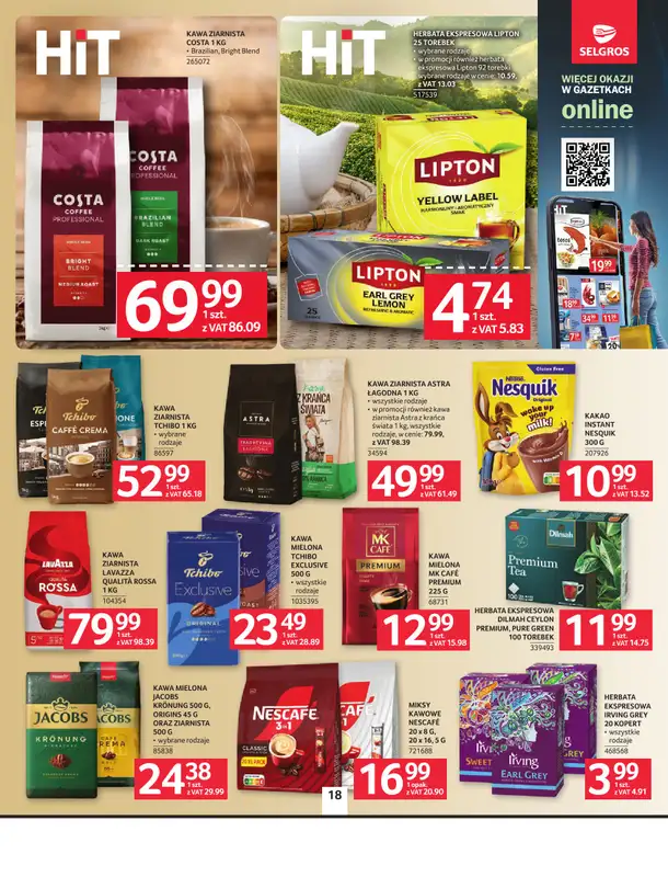 Selgros - gazetka promocyjna Oferta spożywcza od czwartku 27.08 do środy 09.09 - strona 18