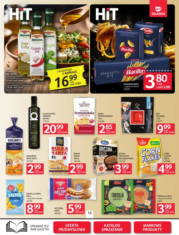 Selgros - gazetka promocyjna Oferta spożywcza od czwartku 27.08 do środy 09.09 - strona 13