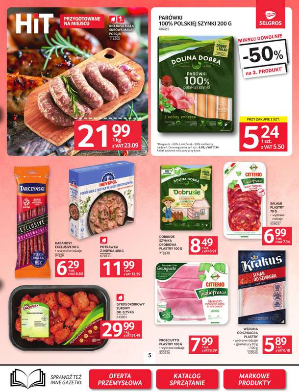 Selgros - gazetka promocyjna Oferta spożywcza od czwartku 27.08 do środy 09.09 - strona 5