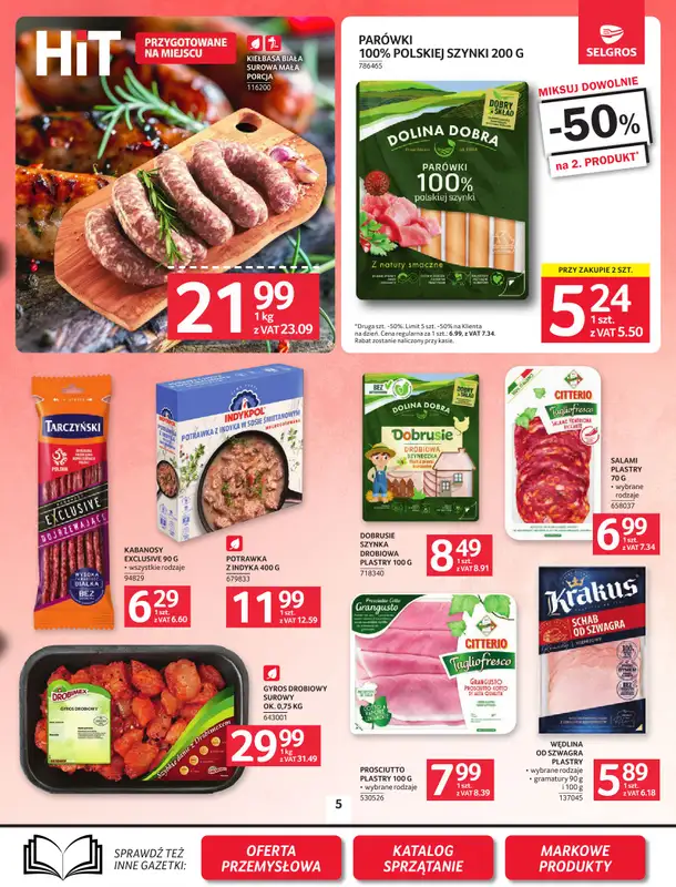 Selgros - gazetka promocyjna Oferta spożywcza od czwartku 27.08 do środy 09.09 - strona 5