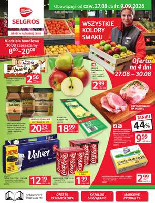 Selgros - gazetka promocyjna Oferta spożywcza od czwartku 27.08 do środy 09.09