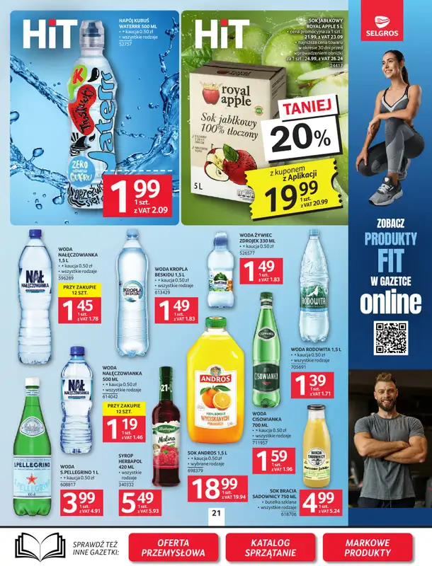Selgros - gazetka promocyjna Oferta spożywcza od czwartku 27.08 do środy 09.09 - strona 21