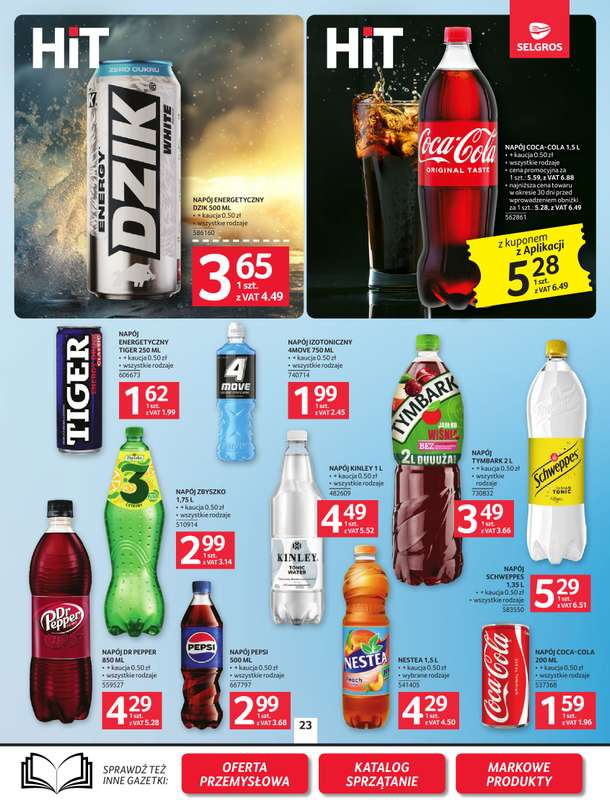 Selgros - gazetka promocyjna Oferta spożywcza od czwartku 27.08 do środy 09.09 - strona 23