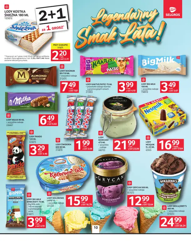 Selgros - gazetka promocyjna Oferta spożywcza od czwartku 27.08 do środy 09.09 - strona 10