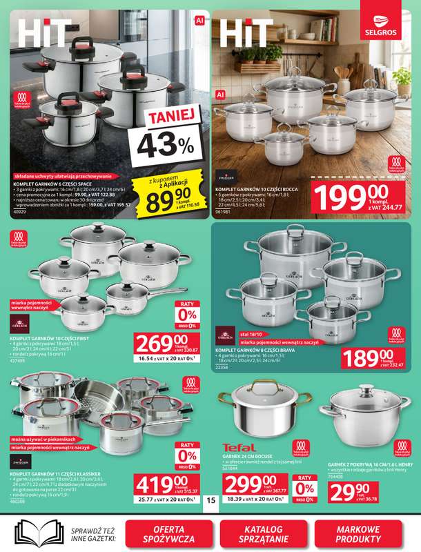 Selgros - gazetka promocyjna Oferta przemysłowa od czwartku 27.08 do środy 09.09 - strona 17