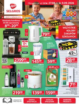 Selgros - gazetka promocyjna Oferta przemysłowa od czwartku 27.08 do środy 09.09