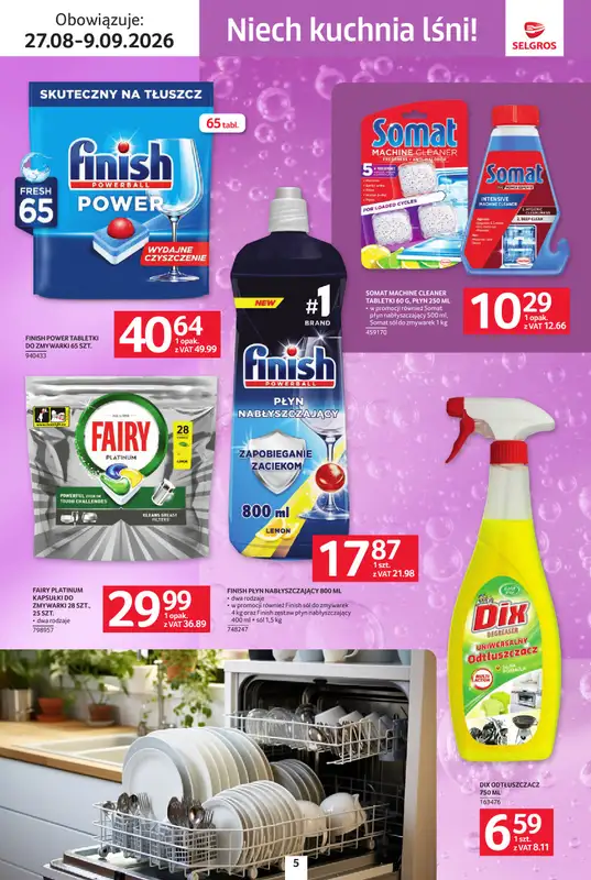 Selgros - gazetka promocyjna Katalog Sprzątanie od czwartku 27.08 do środy 09.09 - strona 5