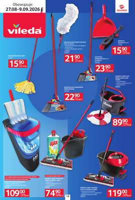 Selgros - gazetka promocyjna Katalog Sprzątanie od czwartku 27.08 do środy 09.09 - strona 14