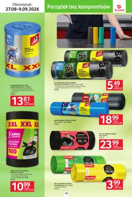 Selgros - gazetka promocyjna Katalog Sprzątanie od czwartku 27.08 do środy 09.09 - strona 10