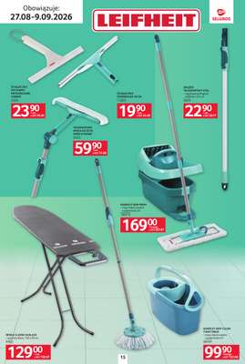 Selgros - gazetka promocyjna Katalog Sprzątanie od czwartku 27.08 do środy 09.09 - strona 15
