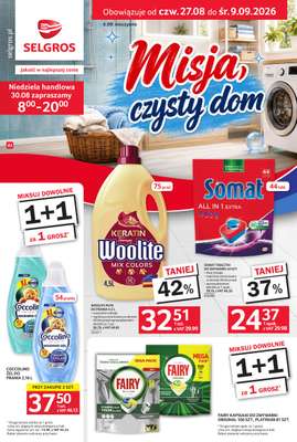 Selgros - gazetka promocyjna Katalog Sprzątanie od czwartku 27.08 do środy 09.09