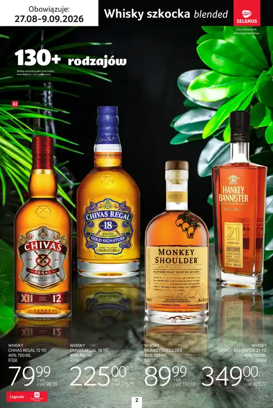 Selgros - gazetka promocyjna Katalog alkohole od czwartku 27.08 do środy 09.09 - strona 2