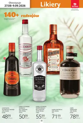 Selgros - gazetka promocyjna Katalog alkohole od czwartku 27.08 do środy 09.09 - strona 22