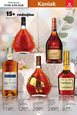 Selgros - gazetka promocyjna Katalog alkohole od czwartku 27.08 do środy 09.09 - strona 14