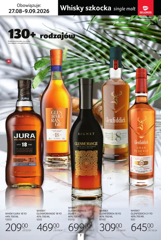 Selgros - gazetka promocyjna Katalog alkohole od czwartku 27.08 do środy 09.09 - strona 7