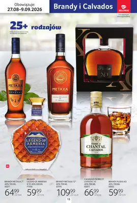 Selgros - gazetka promocyjna Katalog alkohole od czwartku 27.08 do środy 09.09 - strona 13