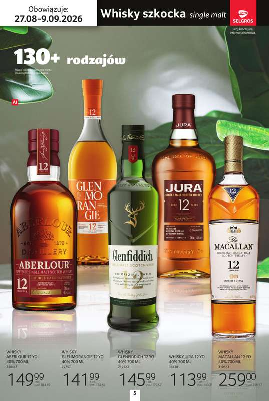 Selgros - gazetka promocyjna Katalog alkohole od czwartku 27.08 do środy 09.09 - strona 5