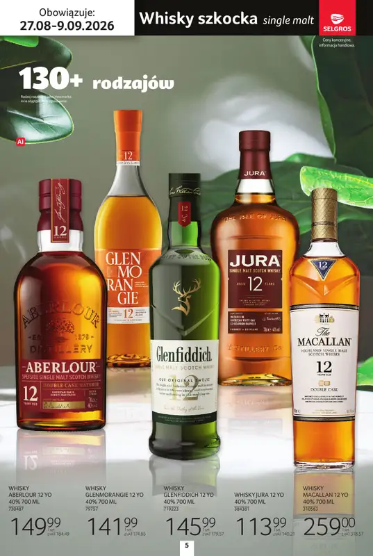 Selgros - gazetka promocyjna Katalog alkohole od czwartku 27.08 do środy 09.09 - strona 5