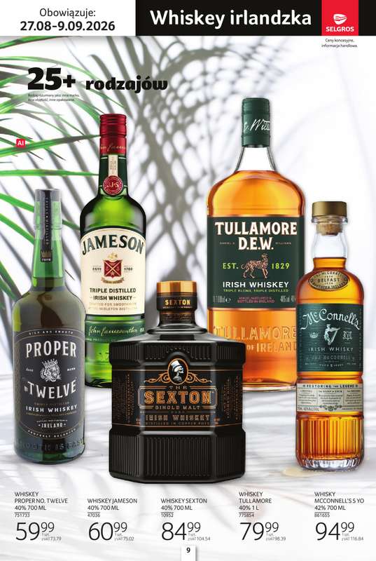 Selgros - gazetka promocyjna Katalog alkohole od czwartku 27.08 do środy 09.09 - strona 9