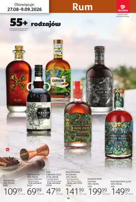 Selgros - gazetka promocyjna Katalog alkohole od czwartku 27.08 do środy 09.09 - strona 16