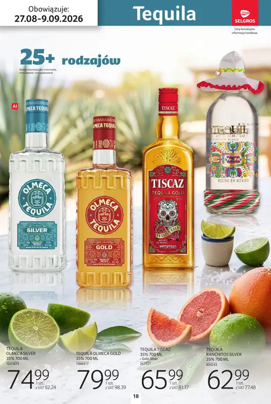 Selgros - gazetka promocyjna Katalog alkohole od czwartku 27.08 do środy 09.09 - strona 18