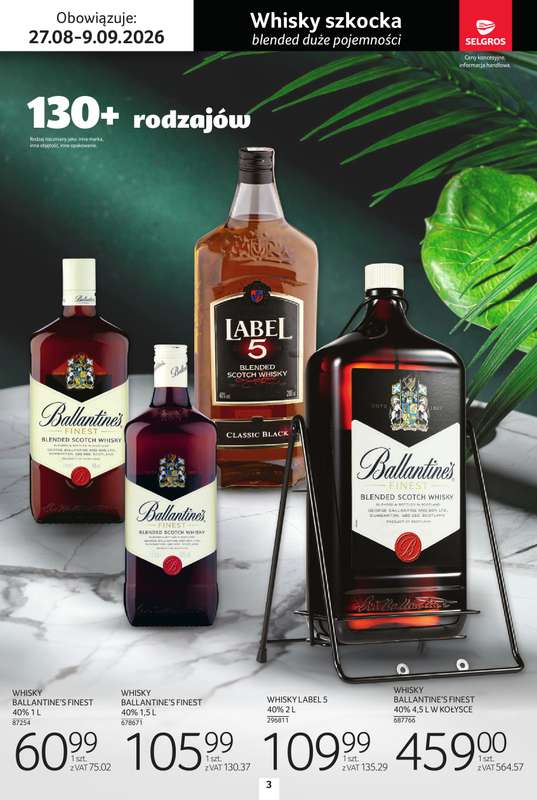 Selgros - gazetka promocyjna Katalog alkohole od czwartku 27.08 do środy 09.09 - strona 3