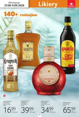 Selgros - gazetka promocyjna Katalog alkohole od czwartku 27.08 do środy 09.09 - strona 21